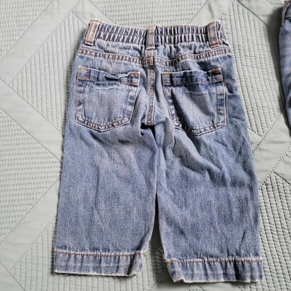 🔥5 FOR $25🔥12M Baby Blue Jeans Bundle 3 for 1 (Cat & Jack, OshKosh, Healthtex) - Picture 12 of 12